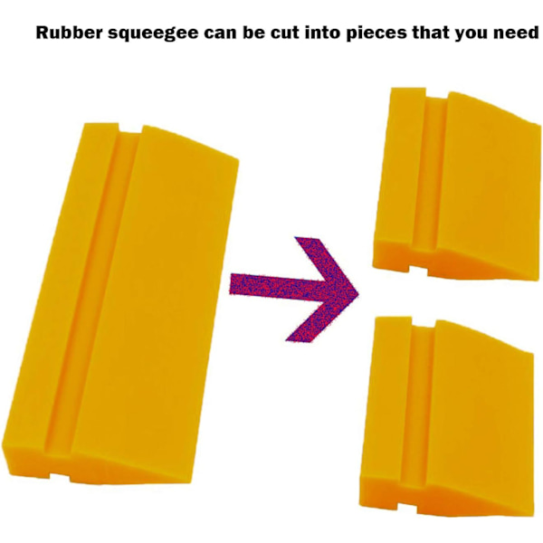 Blød Gummi Squeegee Vinyl Squeegee Glass Squeegee Squeegee til H