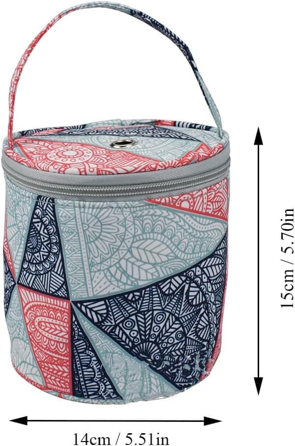 Stickningsväska, Stickningsväska Textil Garnförvaring, Ullgarn St DXGHC