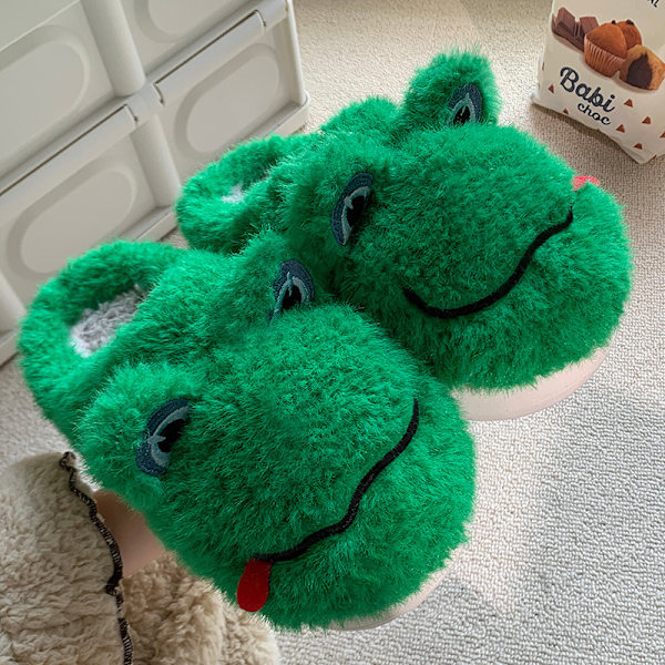Ihana sisätiloihin sopiva lämmin paksupohjaisen plush-pehmustettu liukumaton piirretty fu