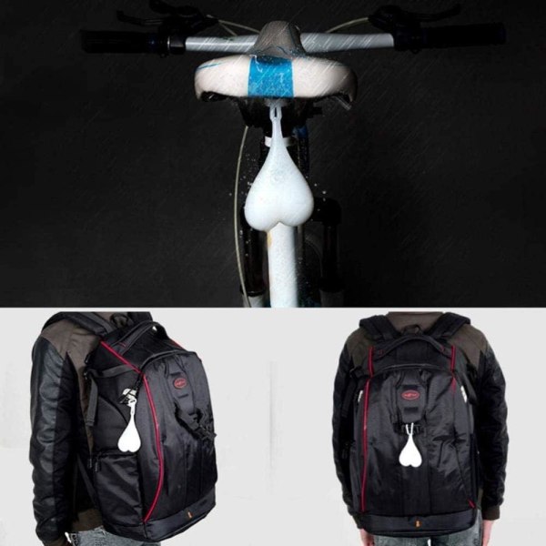 Bike Ball Baglygter Bike Heart Advarselslys, Night Essentia