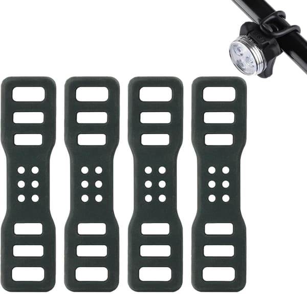 Pyörävalon hihnat - Elastinen taskulampun kiinnitys, helppo asentaa, Co