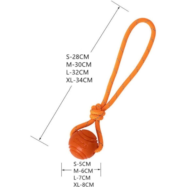 Hundebold, Tyggelegetøj, Uforgængelig, med Snøre, Interaktiv, DXGHC