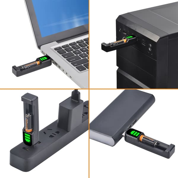 2 kpl USB-laturi DXGHC, latautuva