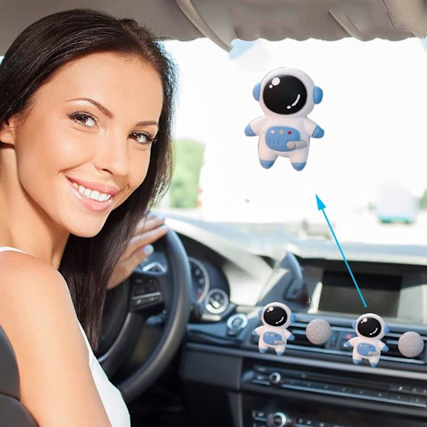 Ihana autoilun tuuletusritilän klipsi, auton sisustustarvikkeet, astronauttiauto
