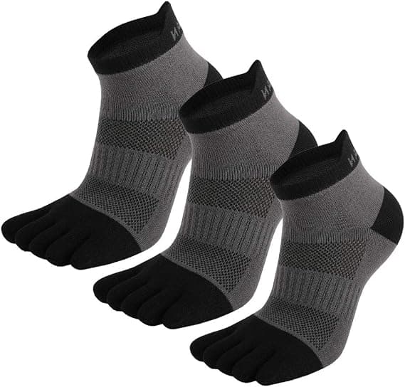 Tåsokker, One Size for Men (Størrelse 39-43), 3 par Vanntette og
