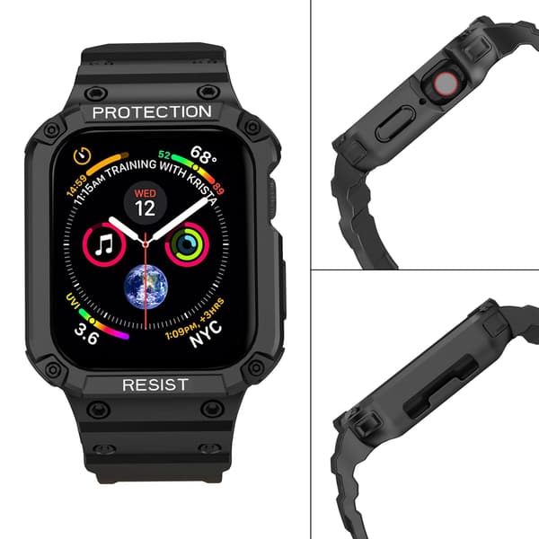 Passar Apple Watch 7 Utbytbart Silikon Apple TPU Integrerat