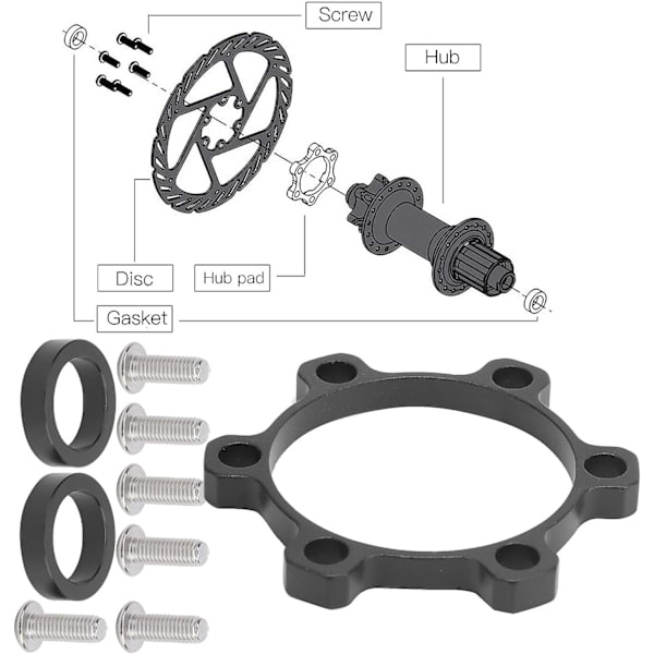 Boost Nav Adapter, 100-110MM MTB Framgaffelkonvertering Cykelbroms