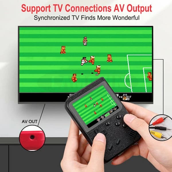 Klassiske spil Håndholdte Retro videospil Gameboy Børnegaver blå, ta