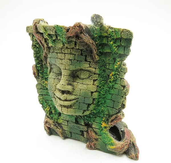 Akvariumdekorasjoner, Akvarium Romersk Hode Statue, Akvarium Dekor