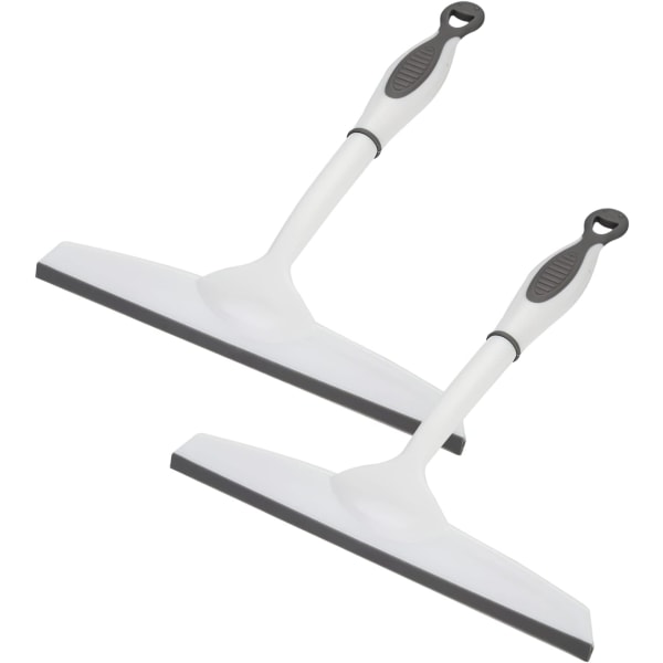 2-pack duschdragskrapa, kan användas för fönster, badrum, dusch
