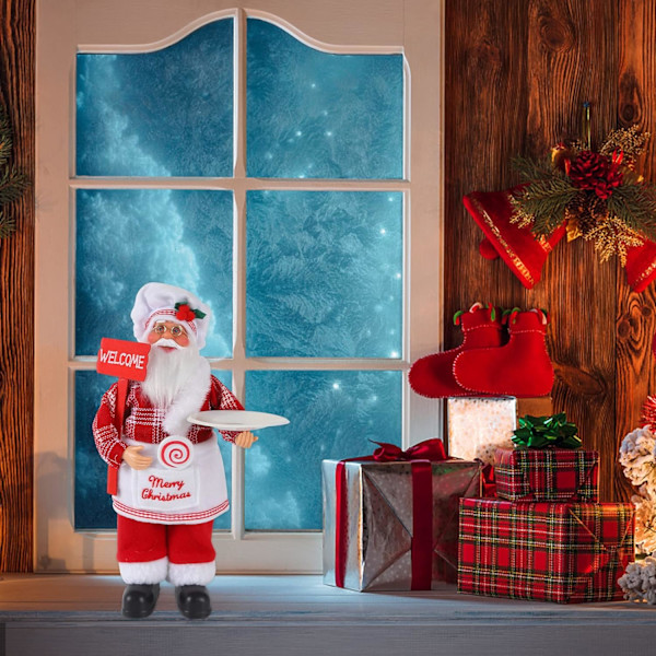 Julgranspynt Tomtefigur Tomte Stående San