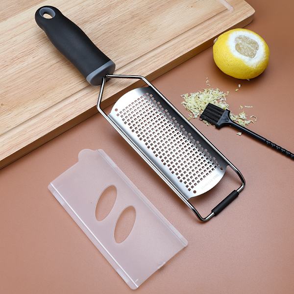 Multifunktionel rustfrit stål ostegnider, ostegnider, citron