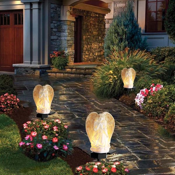 Solcelled Hagebelysning, Solengel, Plenelampe, Vanntett, LED Sola