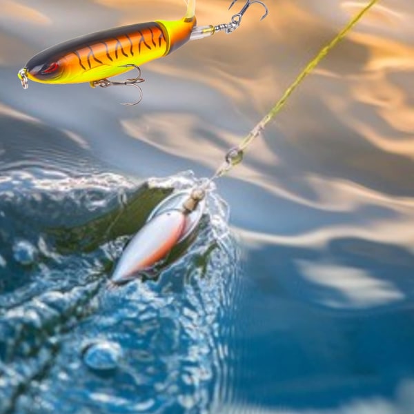 3 Fiskeblink, Fiskeblink Sæt, Fiskemad med Treble