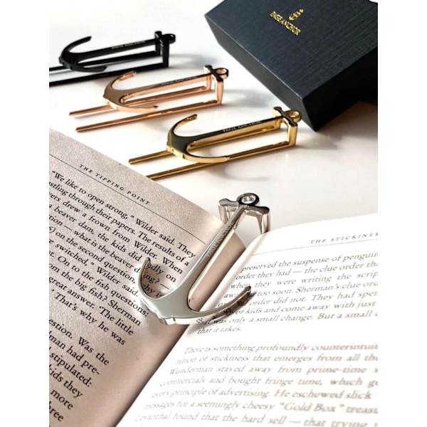 Metallinen kirjanmerkinnän sivunmerkinnän (Rose Gold) koulutavarat B