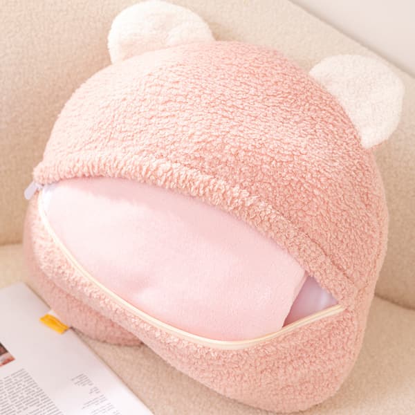 （Lamm）Plush Leksaksdjur Fruktkuddefilt