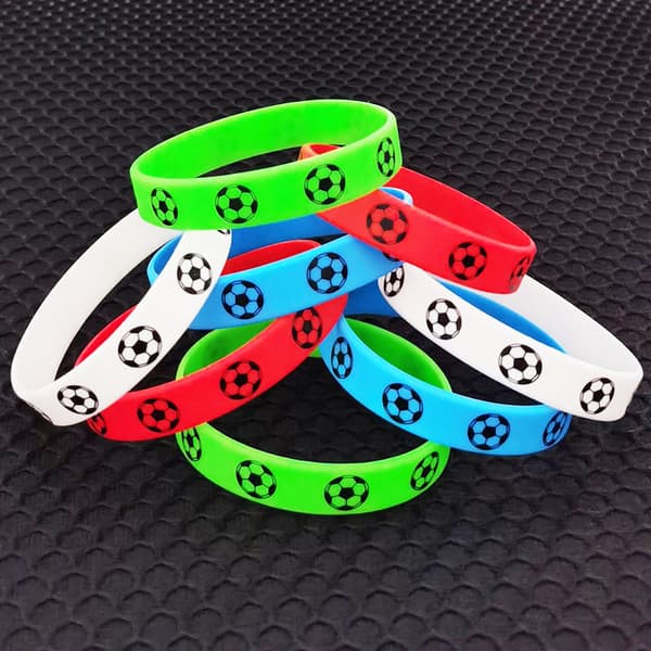 4-pack (Armband för män, kvinnor & tonåringar, Silikon Gummiband