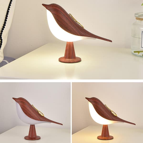 Berøringsdimming Aromaterapi Lampe Magpie Fugl Nattelys Lading