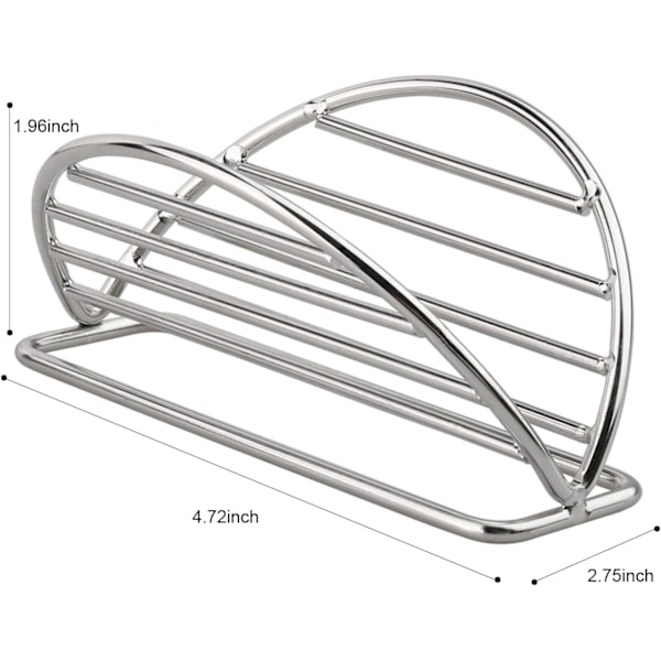 Taco Holder i Rustfritt Stål Taco Stativ med Kjøkkenstativ for Tortilla