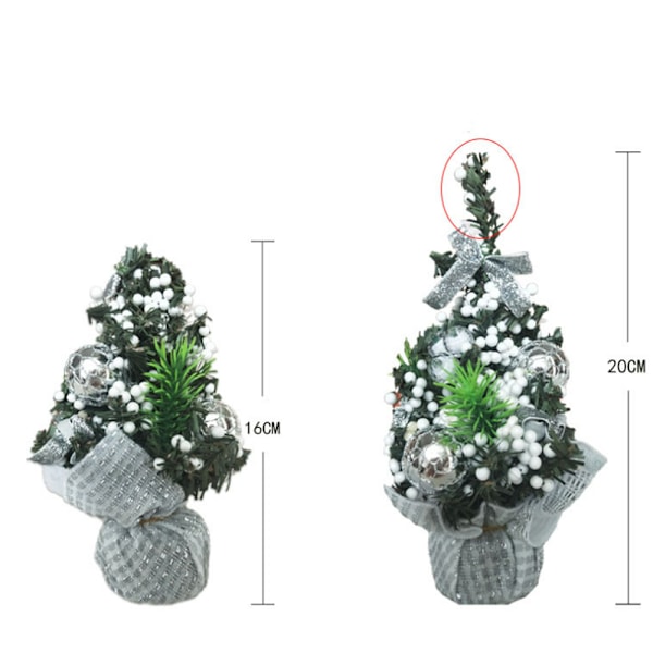 Baubles Tree 20cm Mini Julepynttre Julegave