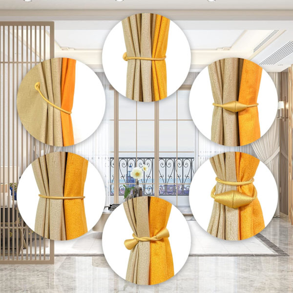 2 Pakkaa Verhoklipsuja, 45cm Magneettiset Verhoklipsut Drape DXGHC