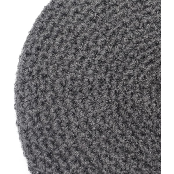 Grov uld vintage strikket beret til kvinder Japansk blød la