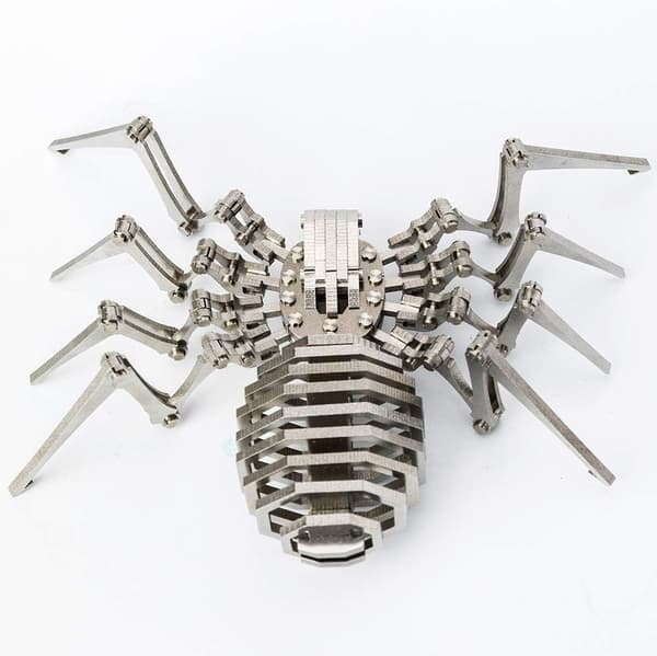 Spider 3D Stål Metal Led Miniature Model Kits Puslespil