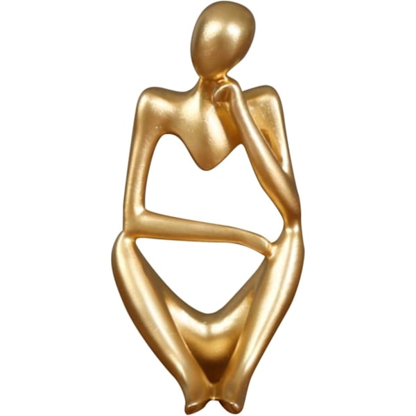 Tænkeren Statue, Resin Tænker Skulptur Abstrakt Statue Moder