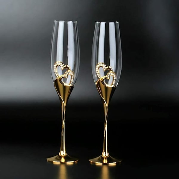 Bryllups champagne glas kreative toastglas luksus glas