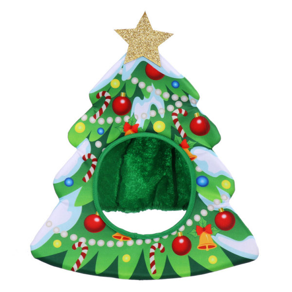 Juletræshat med ornamenter, sjov julehat, nyhed