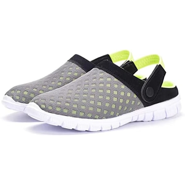 Hernesandaler for menn, pustende mesh hagesko, perforerte DXGHC