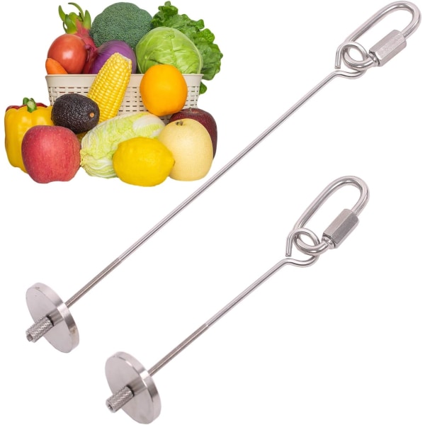Fuglefoderholder, Fuglemadere, Rustfrit Stål Papegøje Frugt Vege