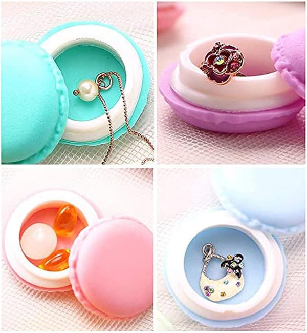 Macaronboks Liten Oppbevaringsboks Oppbevaringsbokser Organizer Macarons S