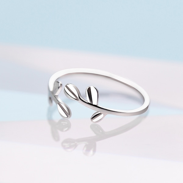 1 ställbar öppen ringuppsättning Fingerled Tumring Tåring B