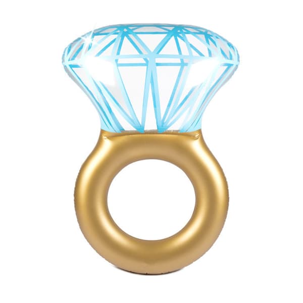 Oppblåsbar diamantring bassengflyte En