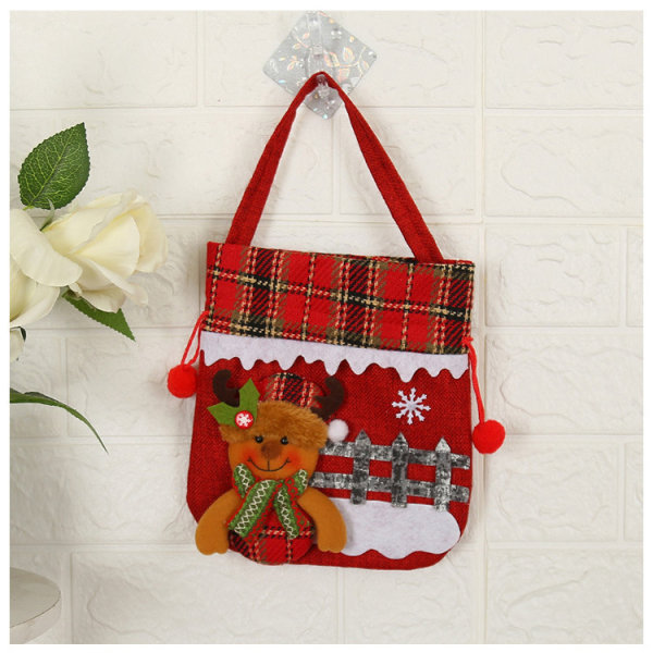 4 stk Julepose eplepose dekorativ gavepose (20*23CM)