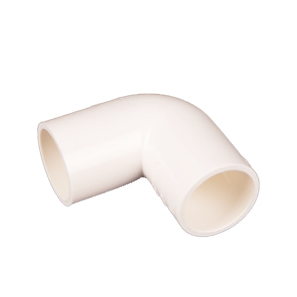 100 stk 20mm Hvite PVC Rørbøyning Vannrør Tilbehør