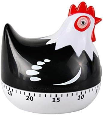Mekanisk 60 Minuters Köktimer med Hög Alarm och Mini Manuell