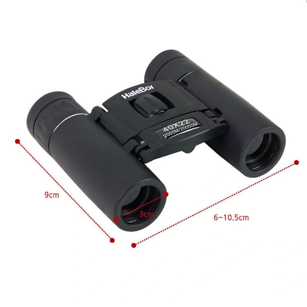 40x22 HD Kraftfuld Kikkert 2000m Lang Rækkevidde Foldbar Mini Teleskop Bak4 FMC Optik Til Jagt Sport