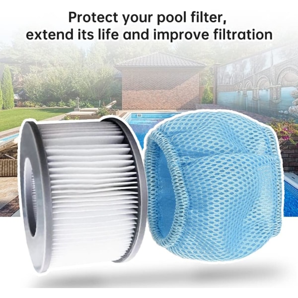 2-pack Skyddsnät Kompatibla med Mspa The Spa Filter, Me