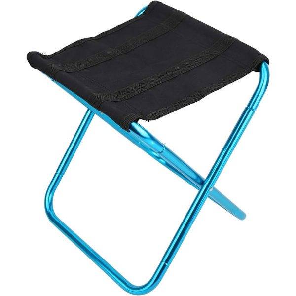 Udendørs Foldbar Skammel - Blå Udendørs Mini Foldbar Skammel Bærbar