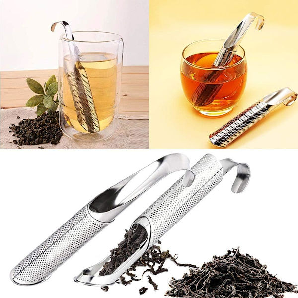 (2-pakning) Te-infuserfiltre, rustfritt stål sil Extra DXGHC
