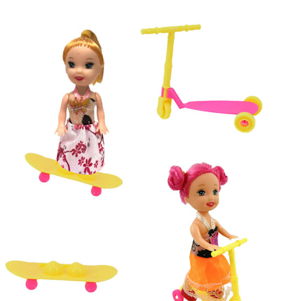 79 stycken Barbie docktillbehör Litet leksaksset Prinsessdocka