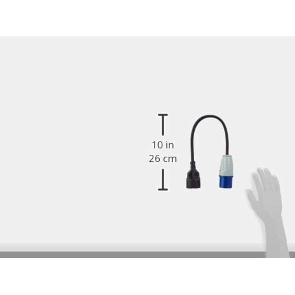 ECEEC3M adapterkabel med stik til CEE-stik, længde 40 cm