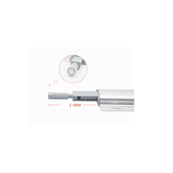 Skapdørdemper stor aluminiumslegering elastisk demper, gå