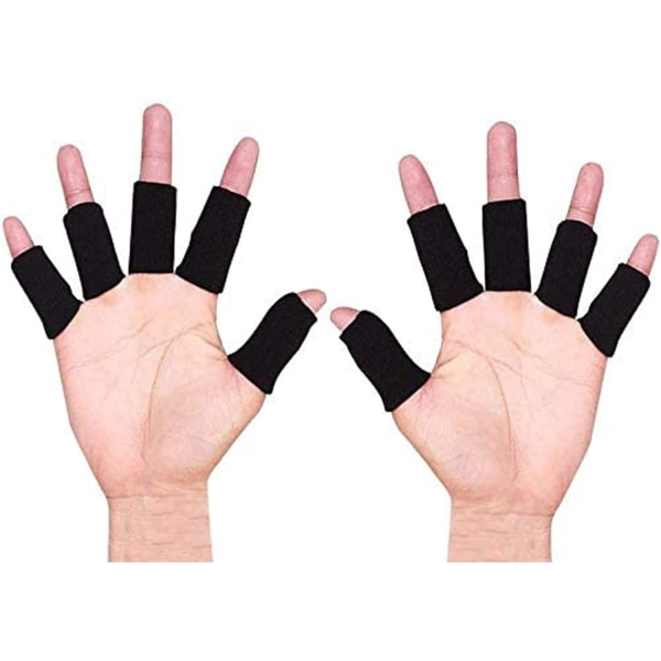 10 elastiska fingerskydd för volleybollbasketspelare, nylon