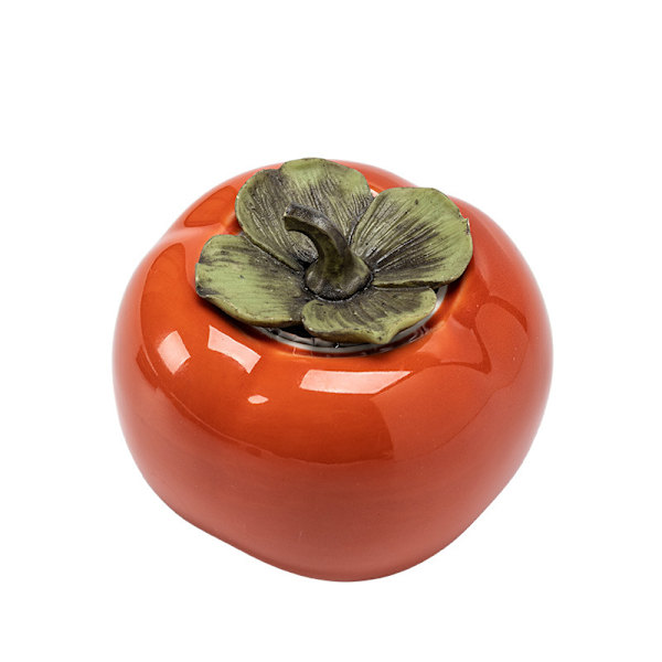 1 stycke 220ml Imitation Persimmon Keramikburk Present Keramik Husdjur Mig