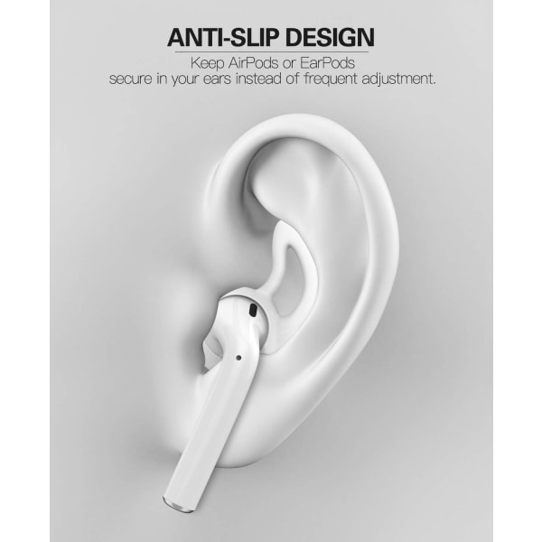 4-osainen case/ AirPods/EarPods -yhteensopiva iho, pehmeää silikonia