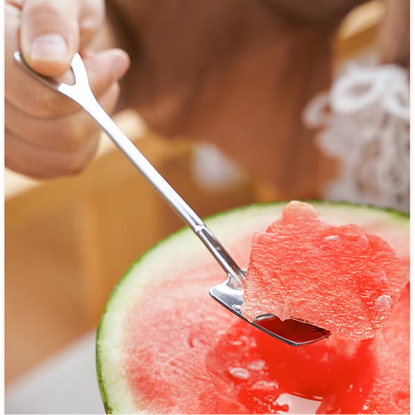 Rustfrit stål ske vandmelon ske dessert ske is DXGHC