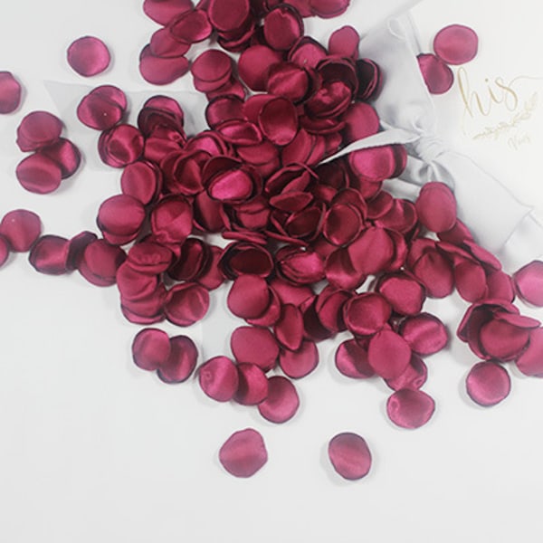 500 pieces of imitation silk rose petals, burning edge petals, we